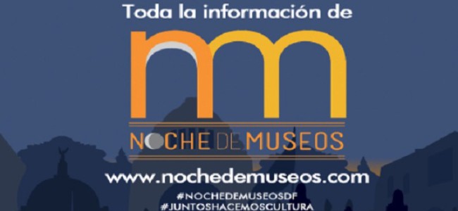 Noche de Museos, en el de la ciudad de México, una visita guiada caracterizada