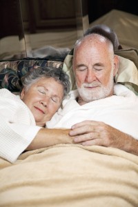 Senior Couple Asleep
