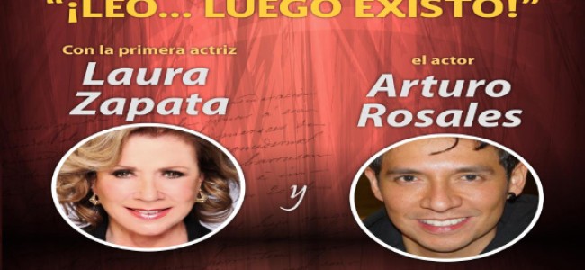 Leo…luego existo, Laura Zapata lee textos de Victor Hugo Rascón Banda